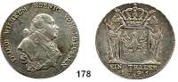 Deutsche Münzen und Medaillen,Preußen, Königreich Friedrich Wilhelm II. 1786 - 1797 Taler 1791 A.  Olding. 3.  Jg. 25.  Dav. 2599.