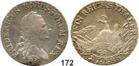 Deutsche Münzen und Medaillen,Preußen, Königreich Friedrich II. der Große 1740 - 1786 Taler 1786 A, Berlin (