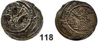 Deutsche Münzen und Medaillen,Brandenburg - Preußen Prizbislaw Heinrich 1127 - 1150 Brandenburg, Fürstlich slawische Münzstätte.  Dünnpfennig.  0,73 g.  Fürst mit Fahne reitet n. r., dahinter Kreuz. / Viertürmiges Gebäude.  Bahrf. 1.  Slg. Bonhoff 783.