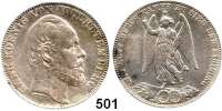Deutsche Münzen und Medaillen,Württemberg, Königreich Karl 1864 - 1891 Siegestaler 1871.  Kahnt 594.  Jg. 86.  AKS 132.  Thun 443.  Dav. 962.