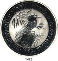AUSLÄNDISCHE MÜNZEN,Australien Elisabeth II. seit 1952 10 Dollars (Silber, 10 Unzen) 1992.  Schön 186.  KM 180.