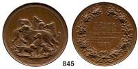 M E D A I L L E N,Städte Altenburg Bronzemedaille 1886 (E. Weckwerth). II. Preis Hunde-Landesausstellung. Darstellung verschiedener Hunderassen. / 5 Textzeilen. 39 mm. 27,7 g. Im Originaletui.