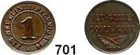 Besetzte Gebiete  -  Kolonien  -  Danzig,Deutsch - Neuguinea  1 Pfennig 1894 A.  Jaeger 701.