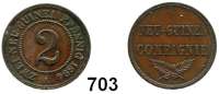 Besetzte Gebiete  -  Kolonien  -  Danzig,Deutsch - Neuguinea  2 Pfennig 1894 A.  Jaeger 702.