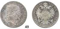 Österreich - Ungarn,Habsburg - Lothringen Franz Josef I. 1848 - 1916 Vereinstaler 1866 B, Kremnitz.  Frühwald 1427.  Kahnt 353.  Jl. 316.  Herinek 477.  Dav. 26.