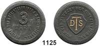 P O R Z E L L A N M Ü N Z E N,Münzen von anderen Deutschen Keramischen Fabriken Charlottenburg 3 Mark 1921 dunkelgrün, DTS gold.  Menzel 4366.6.