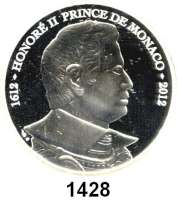 AUSLÄNDISCHE MÜNZEN,E U R O  -  P R Ä G U N G E N Monaco 10 Euro 2012.  Honoré II.  Schön 82.  KM 202.   Im Originaletui mit Zertifikat.