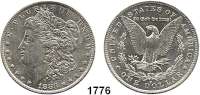 AUSLÄNDISCHE MÜNZEN,U S A  Morgan Dollar 1883 O.  Schön 123.  KM 110.