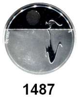 AUSLÄNDISCHE MÜNZEN,Australien  1 Dollar  2014   Känguruh im Sonnenuntergang.  KM 2005.  Im Originaletui mit Zertifikat.