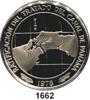 AUSLÄNDISCHE MÜNZEN,Panama  10 Balboa 1978.  Panama-Kanal.  Schön 53.  KM 53.  Im Originaletui