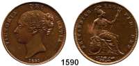AUSLÄNDISCHE MÜNZEN,Großbritannien Viktoria 1837 - 1901 Penny 1841.  Ohne Punkte nach REG.  Spink 3948.  Kahnt/Schön 93.  KM 739.