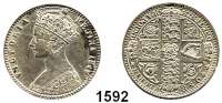 AUSLÄNDISCHE MÜNZEN,Großbritannien Viktoria 1837 - 1901 Florin 1849 WW.  Spink 3890.  Kahnt/Schön 104.  KM 745.