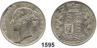 AUSLÄNDISCHE MÜNZEN,Großbritannien Viktoria 1837 - 1901 Half Crown 1881.  Spink 3889.  Kahnt/Schön 109.  KM 756.