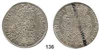 Deutsche Münzen und Medaillen,Brandenburg - Preußen Friedrich III. (I.) 1688 - 1701 (1713) Gulden 1691 .B.H  Minden.  16,66 g.  v.S. 244.  Dav. 277.