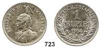 Besetzte Gebiete  -  Kolonien  -  Danzig,Deutsch - Ostafrika  1 Rupie 1904 A.  Jaeger 722.
