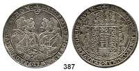 Deutsche Münzen und Medaillen,Sachsen - Altenburg Johann Philipp und seine drei Brüder 1603 - 1625 Taler 1613 WA.  28,98 g.  Mb. 4162.  Dav. 7365.