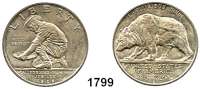 AUSLÄNDISCHE MÜNZEN,U S A  Gedenk Half Dollar 1925 S.  California.  Schön 161.  KM 155.