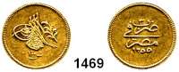 AUSLÄNDISCHE MÜNZEN,Ägypten Abdul Mejid 1255 - 1277 (1839 - 1861) 100 Qirsh (Pfund) 1255/3 (7,48g fein).  Kahnt/Schön 60.  KM 235.2  Fb. 5.  GOLD