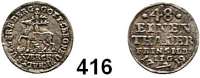 Deutsche Münzen und Medaillen,Stolberg Christoph Friedrich und Jost Christian 1704 - 1738 1/48 Taler 1719 IIG, Stolberg.  0,36 g.  Friederich 1621.  Schön 12.