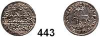 Deutsche Münzen und Medaillen,Stolberg Christoph Ludwig und Friedrich Botho 1739 - 1761 1/48 Taler 1750 ILVC, Stolberg.  0,37 g.  Friederich 1910.  Schön 47.