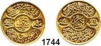 AUSLÄNDISCHE MÜNZEN,Saudi Arabien Al Husain Ibn Ali 1916 - 1924 Dinar Hashimi 1334/8 (6,61g fein).  Schön 11.  KM 31.  Fb. 1.  GOLD