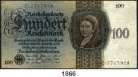 P A P I E R G E L D,R E I C H S B A N K  100 Reichsmark 11.10.1924.  B/C.  Ros. DEU-177 a.