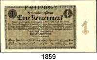 P A P I E R G E L D,R E N T E N B A N K  1 Rentenmark 1.11.1923.  F.  Ros. DEU-199 a.