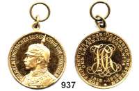 Orden, Ehrenzeichen, Militaria, Zeitgeschichte,Zeitgeschichte - Militaria Vergoldete Bronzemedaille 1913. Zur Erinnerung an das 100jährige Bestehen des I. Han. Inf. Regts. No. 74. 27,9 mm.