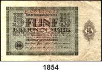 P A P I E R G E L D,Weimarer Republik  5 Billionen Mark 15.3.1924.  A.  Ros. DEU-172.