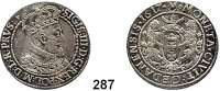 Deutsche Münzen und Medaillen,Danzig, Stadt Sigismund III. 1587 - 1632 Ort (1/4 Taler) 1617.  6,47 g.  Dutkowski/Suchanek 158 II.