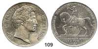 Deutsche Münzen und Medaillen,Bayern Ludwig I. 1825 - 1848 Geschichtsdoppeltaler 1839.  Reitersäule Maximilian I.  Kahnt 104.  AKS 100.  Jg. 68.  Dav. 583.  Thun 77.