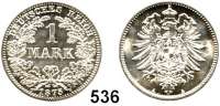 R E I C H S M Ü N Z E N,Kleinmünzen  1 Mark 1875 A.  Jaeger 9.