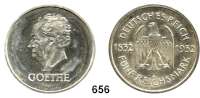 R E I C H S M Ü N Z E N,Weimarer Republik  5 Reichsmark 1932 A.  Jaeger 351.  Goethe.