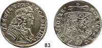 Deutsche Münzen und Medaillen,Anhalt - Zerbst Karl Wilhelm 1667 - 1718 2/3 Taler 1678 C-P, Zerbst.  16,96 g.  Mann 252.  Dav. 202.