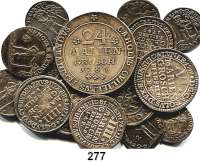Deutsche Münzen und Medaillen,Braunschweig L O T S     L O T S     L O T S I Mariengroschen 1676, 1683; II Mariengroschen 1692, 1707, 26, 28, 89; IIII Mariengroschen 1624, 1732(2), 63, 75, 89; VI Mariengroschen 1742 und 24 Mariengroschen 1787(Rand abgeschliffen).  LOT 15 Stück.