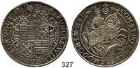 Deutsche Münzen und Medaillen,Mansfeld - Vorderort - Bornstedt Bruno II., Wilhelm I., Johann Georg IV. und Volrat VI. 1605 - 1615 Taler 1614 G-M, Eisleben.  29,01 g.  Tornau 165.   Dav. 6919.