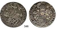 Deutsche Münzen und Medaillen,Mansfeld, Eigentliche Linie Hinterort Christian Friedrich 1641 - 1665 Taler 1653 HP-K, Eisleben.  28,96 g.  Tornau 1418.  Dav. 7019.