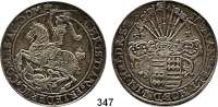Deutsche Münzen und Medaillen,Mansfeld, Eigentliche Linie Hinterort Christian Friedrich 1641 - 1665 Taler 1662 HP-K, Eisleben.  28,76 g.  Tornau 1421.  Dav. 7021.