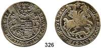 Deutsche Münzen und Medaillen,Mansfeld - Vorderort - Bornstedt Bruno II., Wilhelm I. und Johann Georg IV. 1604 - 1607 1/2 Taler 1606 GM, Eisleben.  13,95 g.  Tornau 137.