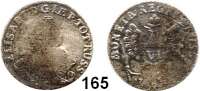 Deutsche Münzen und Medaillen,Preußen, Königreich Friedrich II. der Große 1740 - 1786 6 Gröscher 17??, Königsberg.  2,91 g.  Olding. 454 a.