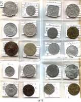 Notmünzen; Marken und Zeichen,0 Frankreich LOT. von 20 Notmünzen.  Meist Aluminium