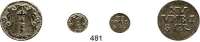 Deutsche Münzen und Medaillen,Brandenburg - Preußen Joachim Friedrich 1598 - 1608 Pfennig 1598, Cöln.  0,33 g.  Münzmeister Heinrich von Rehnen.  Bahrfeldt 516 b.  Var. mit Punkt hinter 