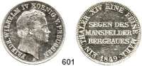 Deutsche Münzen und Medaillen,Preußen, Königreich Friedrich Wilhelm IV. 1840 - 1861 Ausbeutetaler 1849 A.  Kahnt 376.  Olding 308.  AKS 75.  Jg. 75.  Thun 257.  Dav. 770.