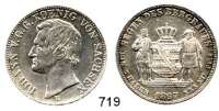 Deutsche Münzen und Medaillen,Sachsen Johann 1854 - 1873 Ausbeutevereinstaler 1867 B.  Kahnt 471.  AKS 135.  Jg. 127.  Thun 349.  Dav. 896.