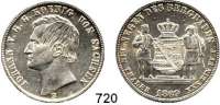 Deutsche Münzen und Medaillen,Sachsen Johann 1854 - 1873 Ausbeutevereinstaler 1869 B.  Kahnt 472.  AKS 135.  Jg. 128.  Thun 350.  Dav. 897.