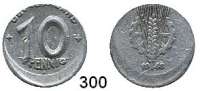 Deutsche Demokratische Republik,Kleinmünzen Proben -- Verprägungen -- Kuriositäten 10 Pfennig 1948 A.  Dezentriert 15 %.