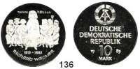 Deutsche Demokratische Republik,  10 Mark 1983.  Richard Wagner.