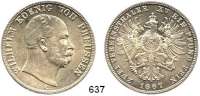 Deutsche Münzen und Medaillen,Preußen, Königreich Wilhelm I. 1861 - 1888 Vereinsdoppeltaler 1867 C.  Kahnt 392.  Olding 412.  AKS 96.  Jg. 97.  Thun 269.  Dav. 783.