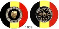 AUSLÄNDISCHE MÜNZEN,Belgien Baudouin 1951 - 1993 10 Ecu 1991 (Bi-Metall, Gold 3,11g fein).  40jähriges Regierungsjubiläum.  Schön 159.  KM 181.  Fb. 433.  GOLD.