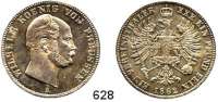 Deutsche Münzen und Medaillen,Preußen, Königreich Wilhelm I. 1861 - 1888 Vereinstaler 1862 A.  Kahnt 386.  Olding 404.  AKS 97.  Jg. 92.  Thun 266.  Dav.780.